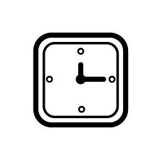 Office Time Wall Clock Icon Office