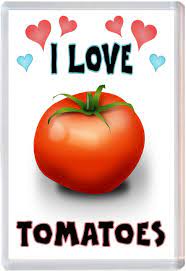 I Love Tomatoes/Tomato - Jumbo Fridge Magnet : Amazon.co.uk: Home & Kitchen