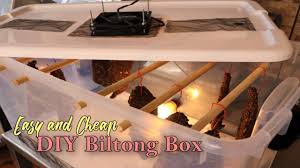build a biltong box dry curing meat