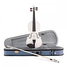 Stentor 1401 A Harlequin Violin Outfit Full Size White
