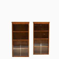 pair of art deco hanging cabinets