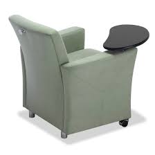 3371cltl lounge chair with left tablet, casters. E3101 Work Tablet Arm