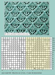 Free Lace Chart 2 Lace Knitting Stitches Lace Knitting