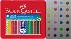 Colour Swatches Faber Castell Colour Grip 24