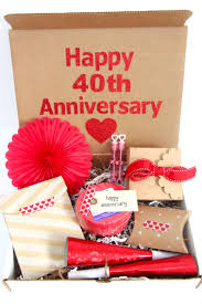 happy 40th anniversary gift idea