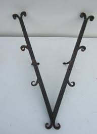 Antique Forged Steel Iron Alphabet