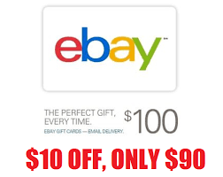 Get your gift card at dundle (us) for instant email delivery 24/7 and redeem it in seconds to start bidding or buying! 100 Ebay Gift Card Only 90 Instant E Mail Delivery Heavenly Steals