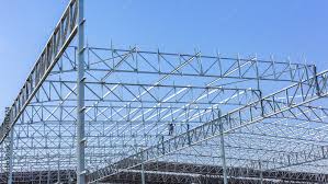 new roof structure steel beams girders
