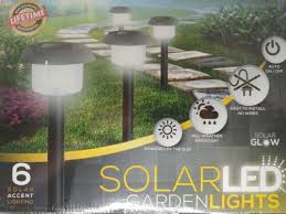6 Solarglow Solar Led Garden Lights