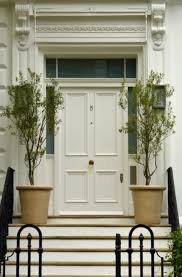 white front entry door ideas