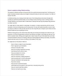A reflective essay has a similar structure to the other types of essays out there and it's mainly formed by an introduction, a body, and a conclusion. Free 4 Reflective Writing Examples Samples In Pdf Doc Examples
