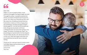 felt letters to a father from his son