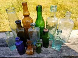 Bottles And Bottles Of Colored Glass