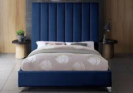 brilliance plush velvet fabric bed