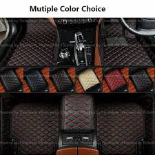 custom eeasy clean pu leather car mats