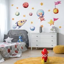 Wall Sticker Watercolor Space Sticky