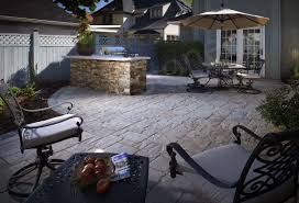 Specializing in custom outdoor kitchens with stone, backsplash and integrating many types of grills, including the big green egg. Stacked Stone Outdoor Kitchen