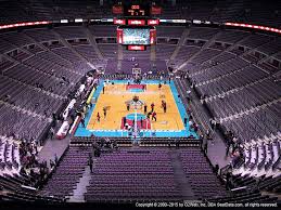 Palace Of Auburn Hills View From Upper Level 208 Vivid Seats