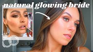 natural glowing bridal makeup no