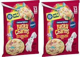 We hope you enjoy the commercial, please subscr. Pillsbury Welcomes Lucky Charms Cookie Dough For St Patrick S Day As Well As Various Easter Cookie Doughs Brand Eating