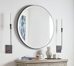 madalyn round beveled edge wall mirror