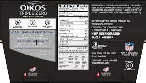 fruit juice and oikos greek yogurt a