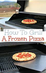 how to grill a frozen pizza spy geek