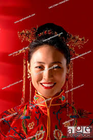 the beautiful chinese bride makeup