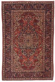 antique fine isfahan rug circa 1920