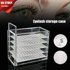 clear acrylic eyelash storage box for