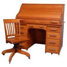 One of the first u.s. Used Oak Roll Top Desks 13 For Sale On 1stdibs