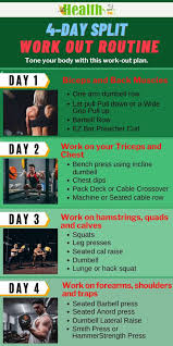 day split workout for muscle building