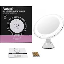 auxmir 10x magnifying led lighted