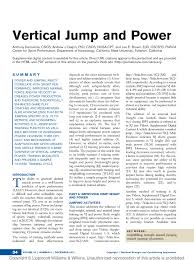 pdf vertical jump and power