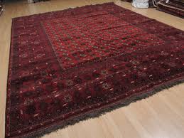 afghan bokhara red rectangle 10x12 ft