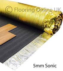 5mm or 6mm sonic gold underlay wood