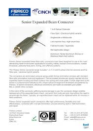 senior expanded beam connector manualzz