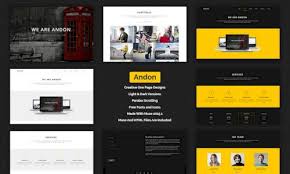 Download Andon Parallax Onepage Muse Template G4ds