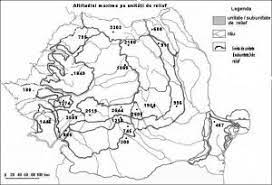 Harta cu altitudini / geografia romaniei: Altitudini Maxime Pe Unitati De Relief
