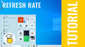 windows 10 change monitor refresh rate