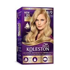 Wella Koleston Permanent Hair Color Kit 8 0 Light Blonde