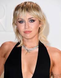 This look in miley's eyes is very sincere. Miley Cyrus Gets Pixie Mullet Haircut While Quarantining With Mom Tish Cyrus Instyle