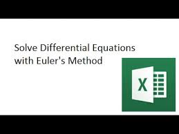 solve 4 diffeial equations in excel