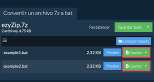 convierte 7z a bat en línea sin