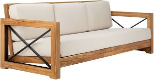 Curacao Teak 3 Seat Sofa In Natural By