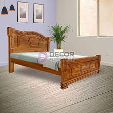 Plush Solid Teak Wood Bed