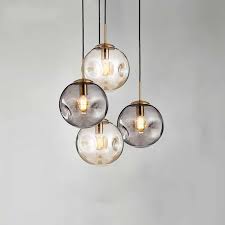 Modern Glass Globe Pendant Light Ball Shape Lampshade Hotel Home Living Room Ceiling Hanging Lamp Chandelier Pa0339 Pendant Lighting Glass Pendant Fixtures From Cindyyan713 59 46 Dhgate Com