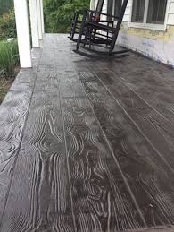 Stamped Overlay Wood Stamped Concrete