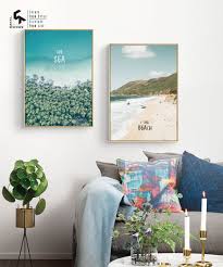Minimalism may be trendy, but there is one iteration of clean design that will never go out of style—scandinavian interior design. Home Garden Sea Beach Landscape Nordic Poster Wall Art Canvas Prints Home Decoration Posters Prints New Ikejacitymall Com Ng