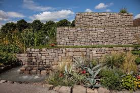 shape the land with retaining walls